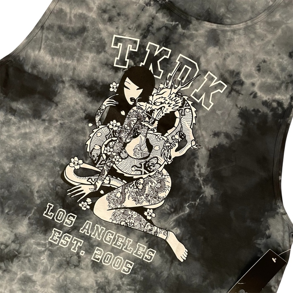 Tokidoki Los Angeles Inked Up Muscle Tank Top Men’s Large Sleeveless Shirt NWT